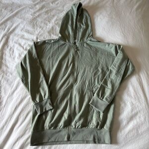 DSG Soft Sage Green Longsleeve Hoodie Size XL